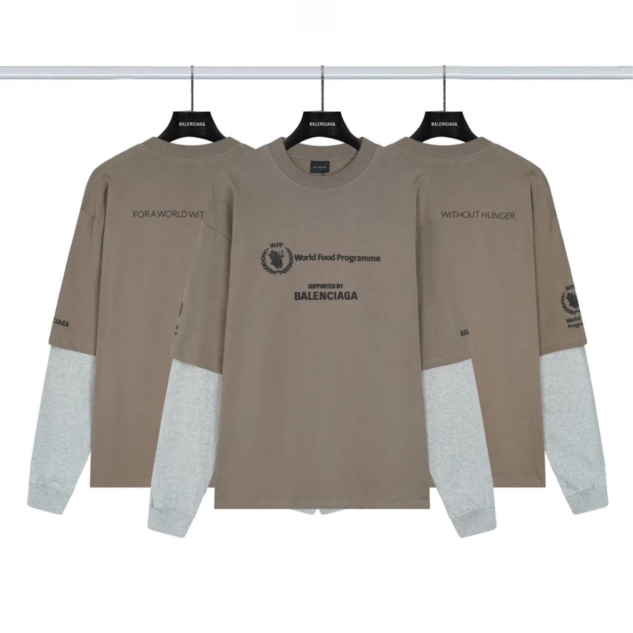 Balenciaga 💰P110 Authentic Classic 32s 240g +Sizes ＋ Logo : Size：Xs-L